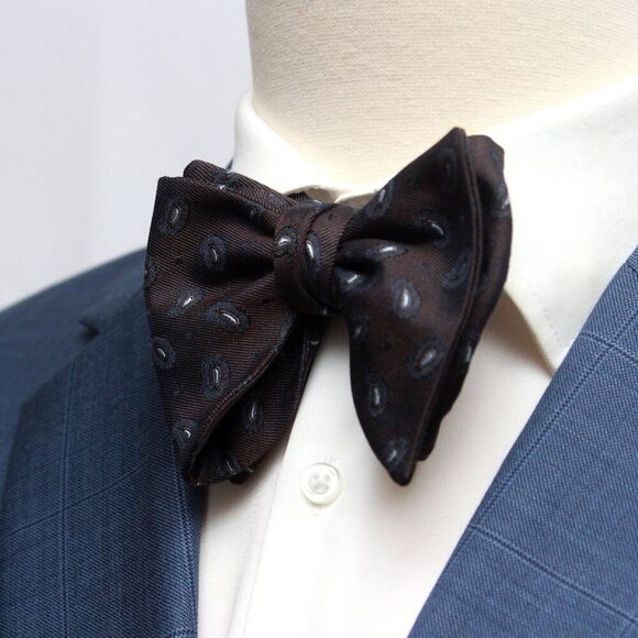 Mens Self-tied Big Butterfly bowtie S555 - Picture 7 of 16
